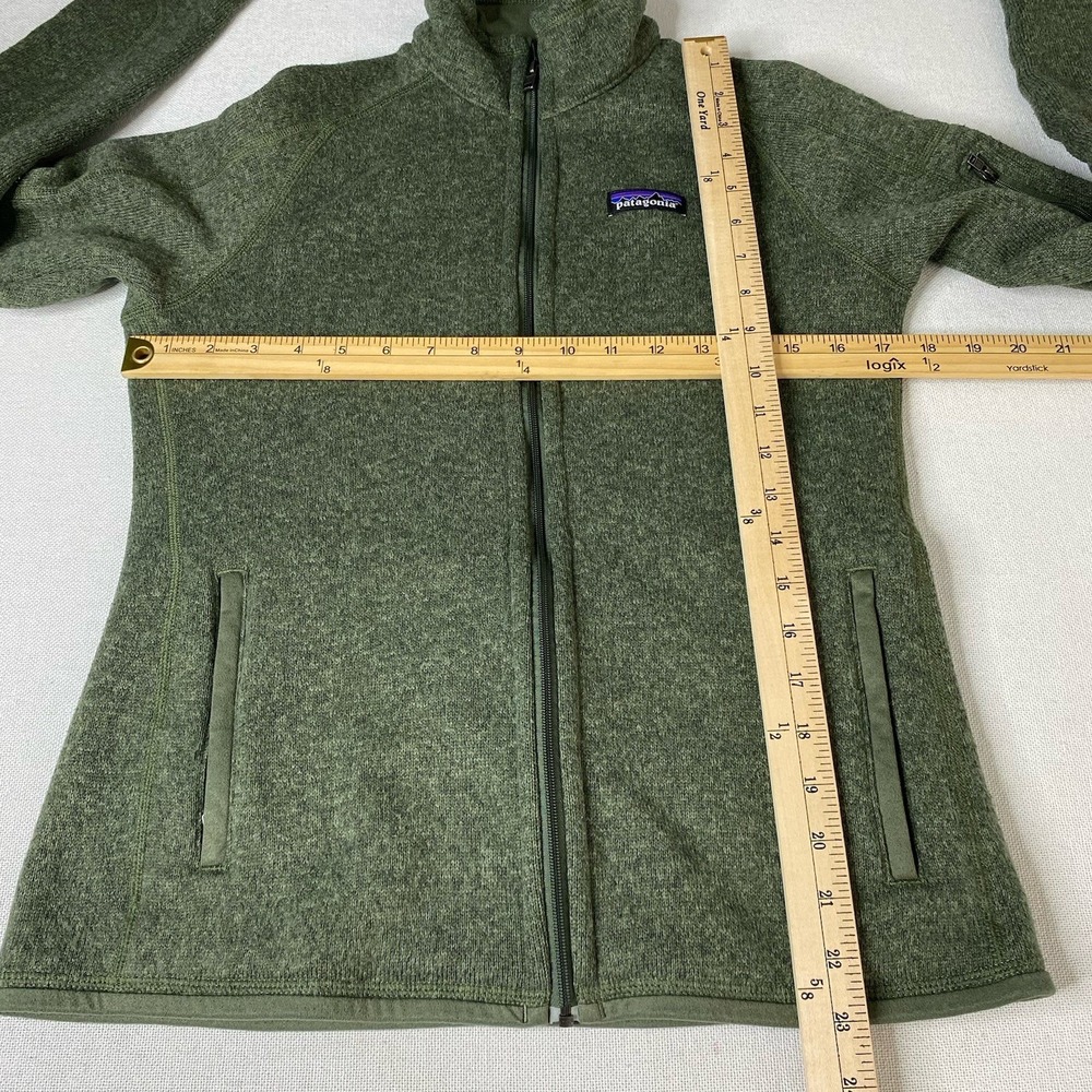 Patagonia Better Sweater Jacket Womens Small Olive Green Full Zip Fleece Pockets - Picture 11 of 16
